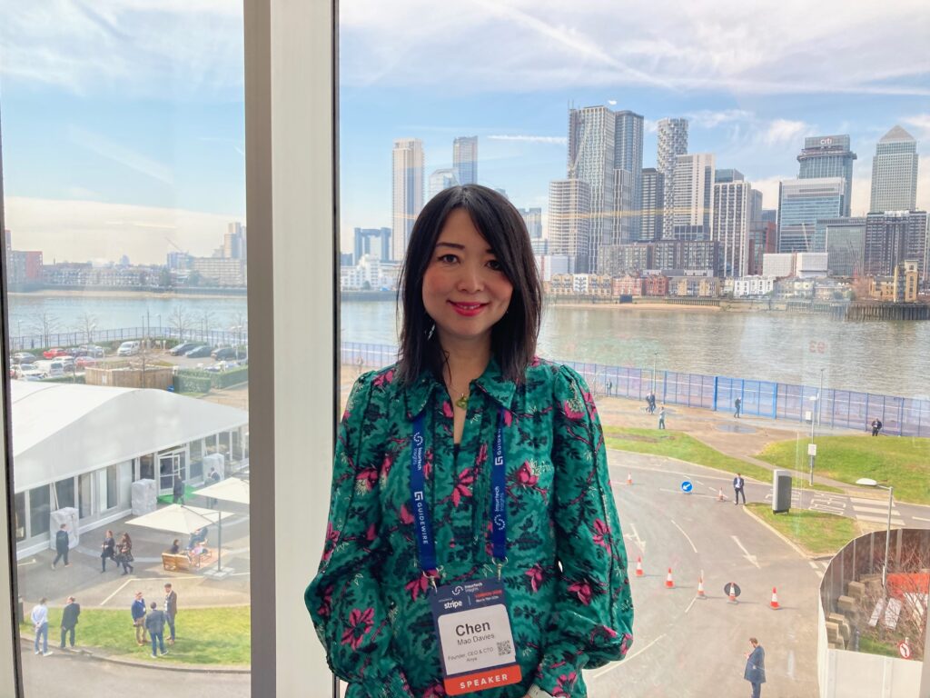 photo of Anya founder Chen Mao Davies at Insurtech Insights 2025